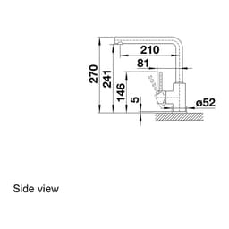 Blanco MILA Tap-side view.jpg