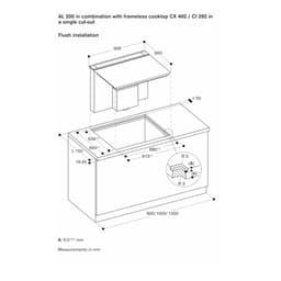 Gaggenau AL200190 Hood-diagram 3.jpg